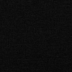 Canapé-lit noir tissu