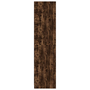 Garde-robe chêne fumé 100x50x200 cm bois d'ingénierie