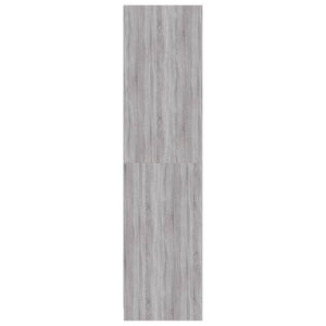 Garde-robe sonoma gris 100x50x200 cm bois d'ingénierie
