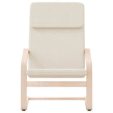 Chaise de relaxation Crème Tissu