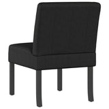 Fauteuil sans accoudoirs noir tissu