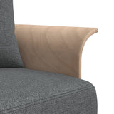Canapé-lit en forme de L gris foncé 279x140x70 cm tissu