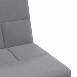Canapé-lit en forme de L gris clair 255x140x70 cm tissu