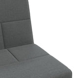 Canapé-lit en forme de L gris foncé 255x140x70 cm tissu