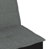 Canapé-lit en forme de L gris foncé 255x140x70 cm tissu