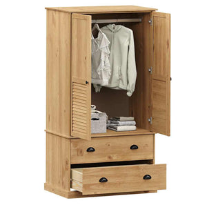 Garde-robe VIGO 90x55x170 cm bois massif de pin