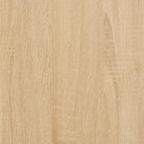 Commode chêne sonoma 69,5 x 34 x 90 cm bois d'ingénierie