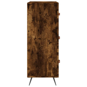 Commode chêne fumé 69,5 x 34 x 90 cm bois d'ingénierie