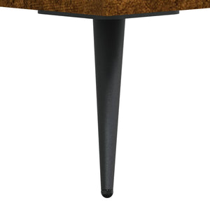 Commode chêne fumé 69,5 x 34 x 90 cm bois d'ingénierie