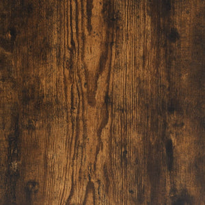 Commode chêne fumé 69,5 x 34 x 90 cm bois d'ingénierie