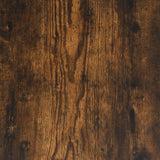 Commode chêne fumé 69,5 x 34 x 90 cm bois d'ingénierie