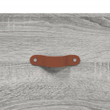 Commode sonoma gris 69,5 x 34 x 90 cm bois d'ingénierie