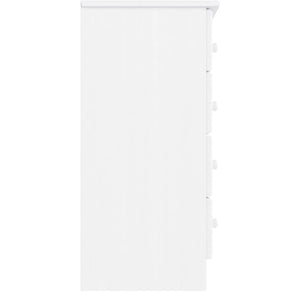 Commode ALTA blanc 77x35x73 cm bois massif de pin