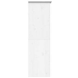 Garde-robe BODO blanc 99x53,5x173 cm bois massif de pin
