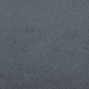 Canapé-lit 2 en 1 gris foncé 122x204x55 cm velours