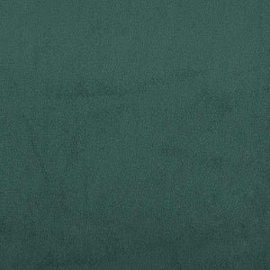 Canapé-lit 2 en 1 vert foncé 122x204x55 cm velours