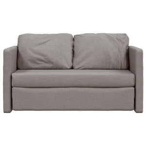 Canapé-lit 2 en 1 taupe 112x174x55 cm tissu