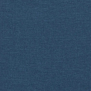 Canapé-lit 2 en 1 bleu 112x174x55 cm tissu