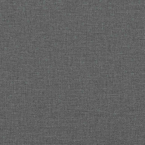 Fauteuil inclinable de massage et repose-pieds gris foncé tissu