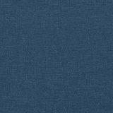 Fauteuil inclinable de massage avec repose-pieds bleu tissu
