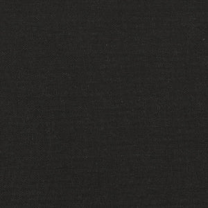 Canapé 2 places avec oreillers décoratifs noir 140 cm tissu