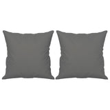 Canapé 2 places avec oreillers gris foncé 140 cm
