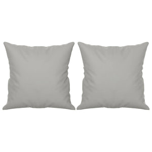 Canapé 3 places avec oreillers gris clair 180 cm