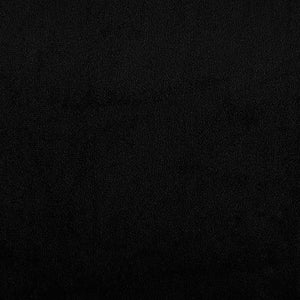 Canapé 3 places avec oreillers noir 180 cm tissu microfibre