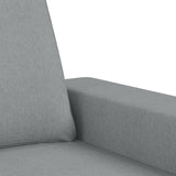 Fauteuil avec repose-pied Gris clair 60 cm Tissu