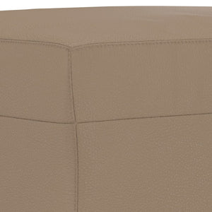 Ensemble de canapés 4 pcs avec coussins cappuccino similicuir