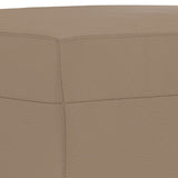Ensemble de canapés 4 pcs avec coussins cappuccino similicuir