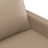 Ensemble de canapés 4 pcs avec coussins Cappuccino Similicuir