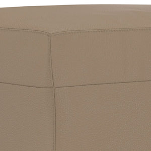 Ensemble de canapés 3 pcs avec coussins Cappuccino Similicuir