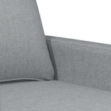 Ensemble de canapés 4 pcs avec coussins Gris clair Tissu