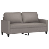 Ensemble de canapés 3 pcs avec coussins Taupe Tissu