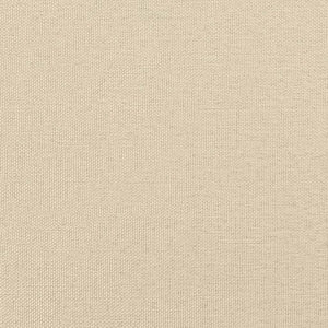 Ensemble de canapés 2 pcs avec coussins Crème Tissu