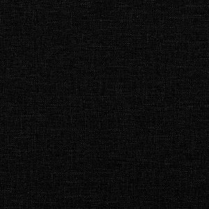 Ensemble de canapés 3 pcs avec coussins Noir Tissu