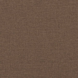 Ensemble de canapés 2 pcs avec coussins Marron Tissu