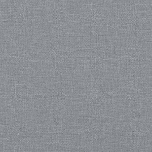Ensemble de canapés 3 pcs avec coussins Gris clair Tissu