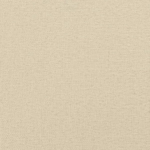 Ensemble de canapés 3 pcs avec coussins crème tissu