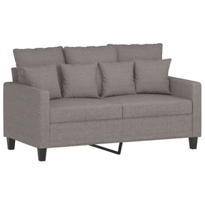 Ensemble de canapés 3 pcs avec coussins Taupe Tissu