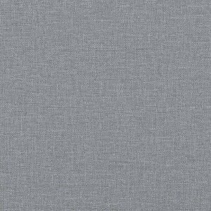 Ensemble de canapés 2 pcs avec coussins Gris clair Tissu