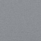 Ensemble de canapés 2 pcs avec coussins Gris clair Tissu