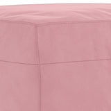 Ensemble de canapés 3 pcs avec coussins Rose Velours