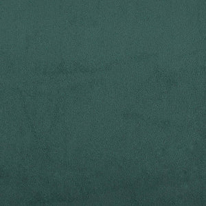 Ensemble de canapés 2 pcs avec coussins Vert foncé Velours
