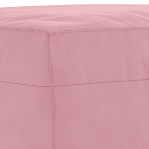 Ensemble de canapés 3 pcs avec coussins Rose Velours