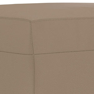 Ensemble de canapés 4 pcs avec coussins Cappuccino Similicuir
