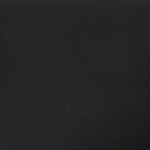Ensemble de canapés 2 pcs avec coussins Noir Similicuir