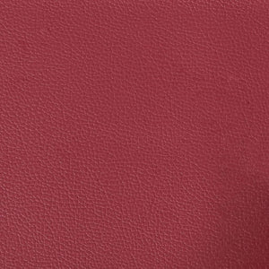 Ensemble de canapés 2 pcs et coussins Rouge bordeaux Similicuir