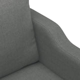 Ensemble de canapés 4 pcs avec coussins Gris foncé Tissu